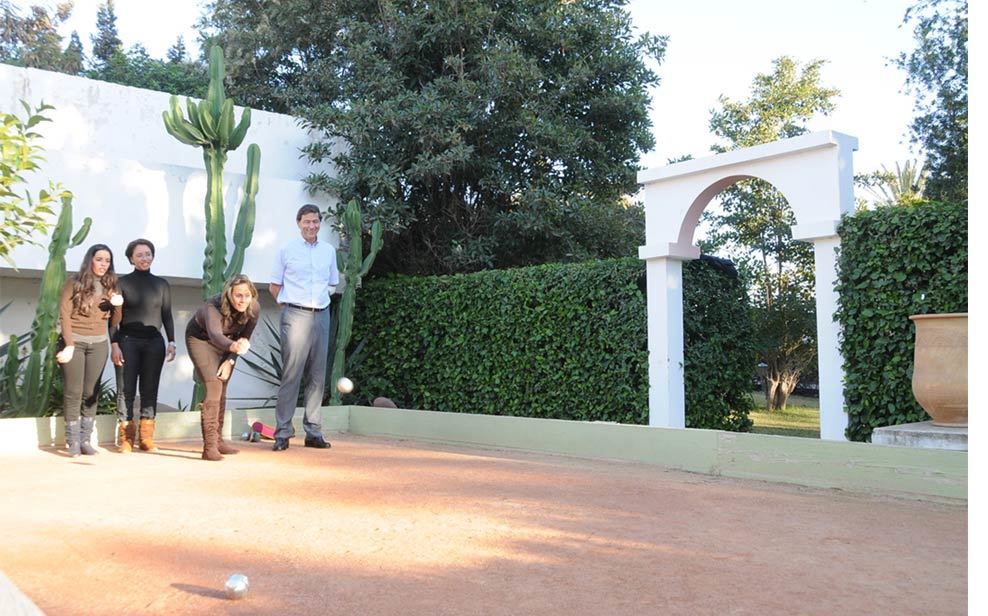 Atlantic Palace Agadir Golf Thalasso & Casino Resort Екстериор снимка A bocce ball game in progress